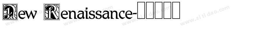 New Renaissance字体转换